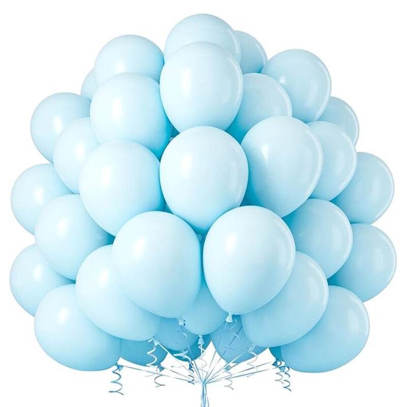 10in Light Blue Pastel balloons