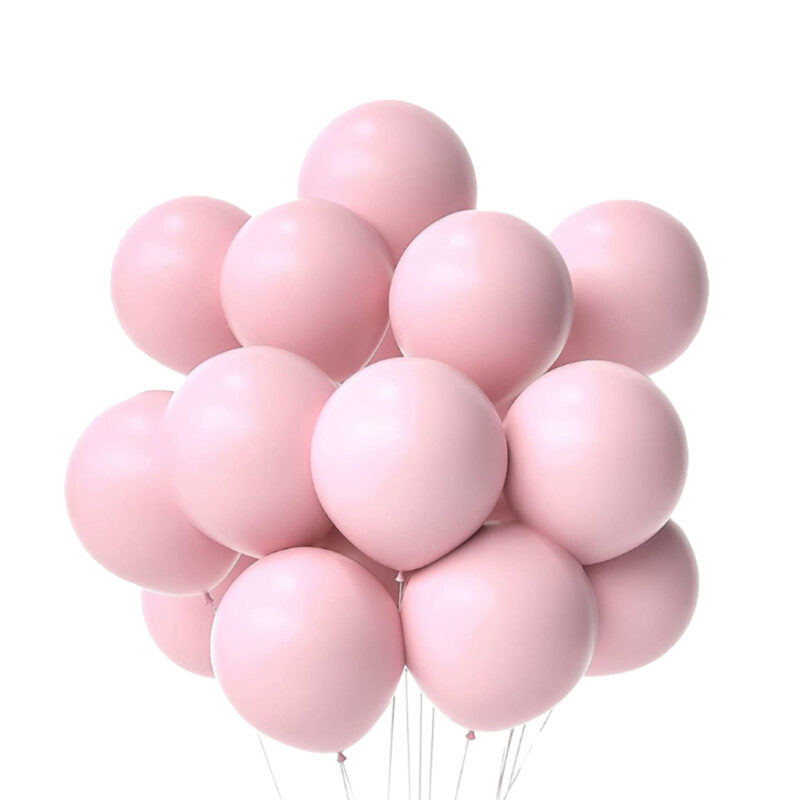 10in Light Pink Pastel Balloons A 1