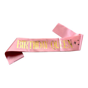 Birthday Queen Party Sash