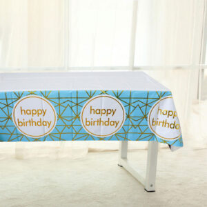 Happy Birthday Theme Table Cover