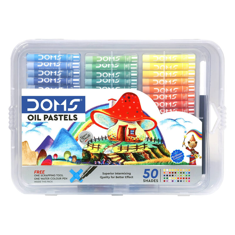 Doms Oil Pastels Crayons 50 Shades A